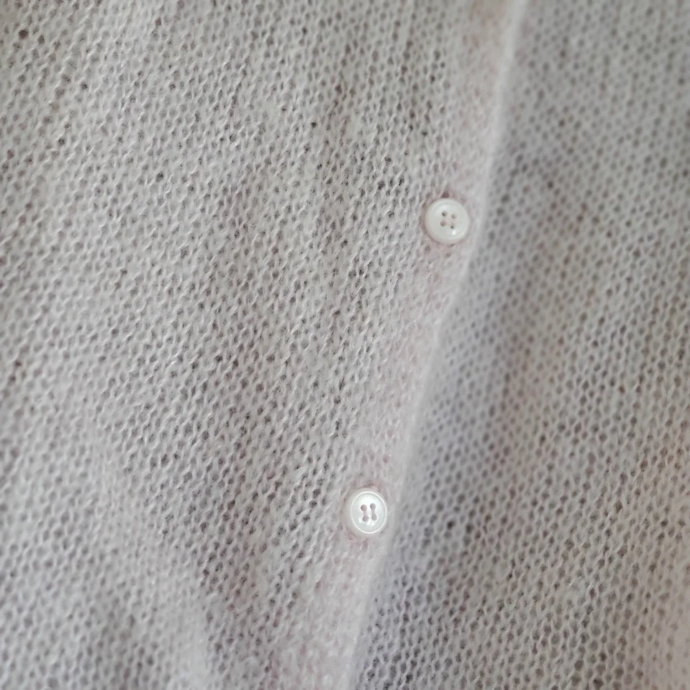 DIVIDED by H&M PINK MOHAIR CARDIGAN EUC SIZE 8 - Picture 4 of 16